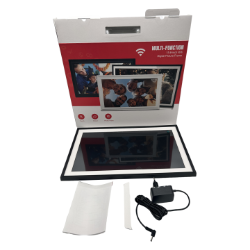 Frameo Digitaler Fotorahmen GW-P156 Schwarz 15.6 Inch