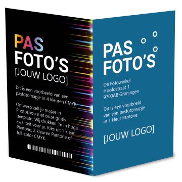 Benel Muster Passfoto-Mappe mit Druck