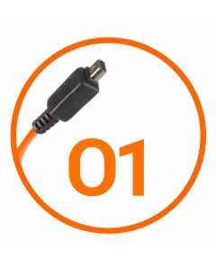 Miops Kamera Verbindungskabel Olympus O1 Orange