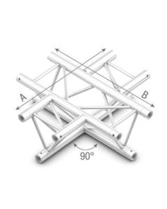 Studioking Truss Dreiecks-Traverse 90 Grad 4-Weg Horizontal