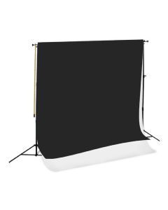 Falcon Eyes Hintergrundsystem SPK-2 inkl. 2 Rollen Schwarz/Weiß 1,35x11 m
