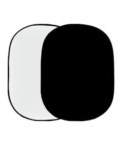 Falcon Eyes Background Board R-1482WB Weiß/Schwartz 148x200 cm