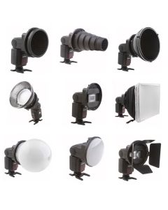 Falcon Eyes Universelles Speedlite Kamerablitz Strobist Set SGA-K9