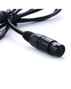 Rolux 4 Pins XLR Female mit 4 Pins Male Verbindungskabel RL-C7