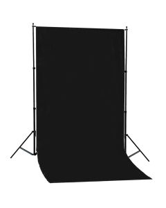 Linkstar Hintergrundsystem BSK-2016B + Schwarzer Stoff