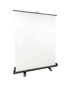 StudioKing Roll-Up Hintergrundschirm FB-150200FW 150x200 cm Weiss