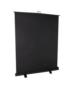 StudioKing Roll-Up Hintergrundschirm FB-150200FB 150x200 cm Schwarz