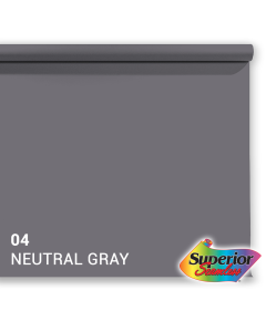 Superior Hintergrund Papier 04 Neutral Grey 1,35 x 11m
