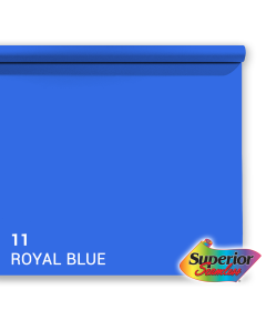 Superior Hintergrund Papier 11 Royal Blue Chroma Key 1,35 x 11m