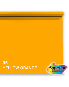 Superior Hintergrund Papier 35 Yellow-Orange 1,35 x 11m