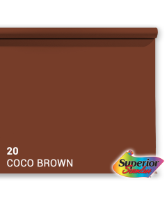 Superior Hintergrund Papier 20 Coco Brown 2,72 x 11m