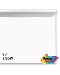 Superior Hintergrund Papier 28 Snow 2,72 x 11m