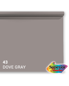 Superior Hintergrund Papier 43 Dove Grey 2,72 x 11m