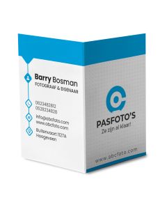 Benel Passbilder Mappe Weiss mit Bild 1000 St.