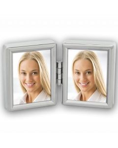 Zep Bilderrahmen 8735DL Silver 2x 3,5x4,5 cm für 2 Paßbilder