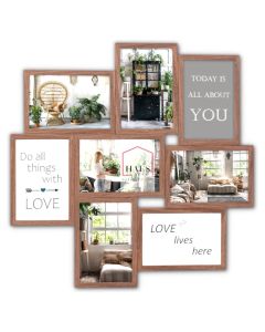 Zep Multi Bilderrrahmen MP150 Stockholm Dark Brown 8x10x15 cm