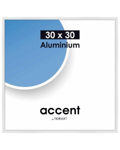 Nielsen Bilderrahmen 54139 Accent Weiß Glänzend 30x30 cm