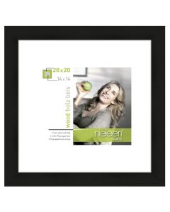 Nielsen Bilderrahmen 8988051 Apollon Schwarz 20x20 / 14x14 cm