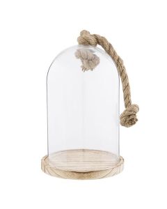 Clayre Eef Glasglocke 6GL2222 Transparent 17x29 cm